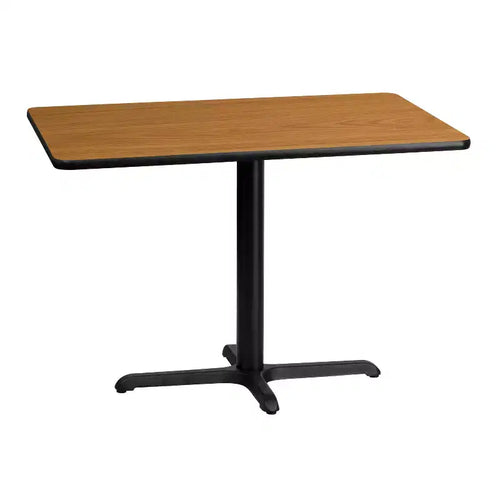 Emma and Oliver 30x42 Rectangular Laminate Table with 23.5x29.5 Table Height Base