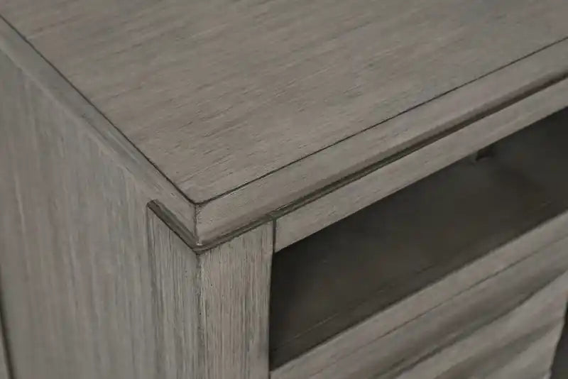 Meuble TV de 104 po avec rangement et gestion des câbles pour téléviseurs jusqu'à 65 po – Charbon de bois