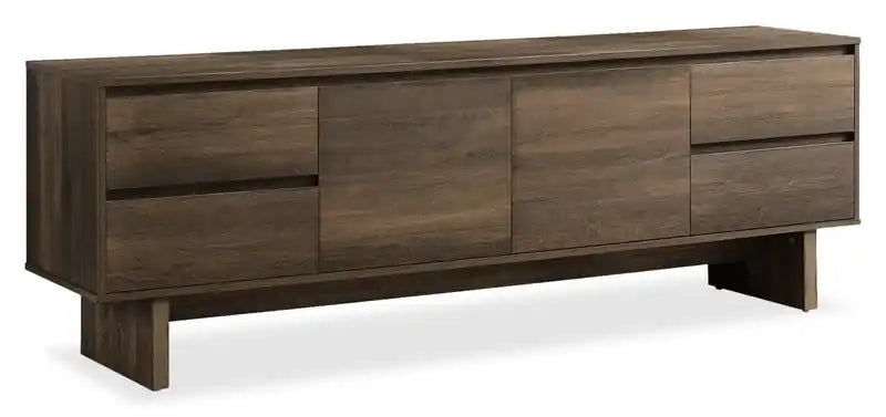 Burkley 71 Modern TV Stand with Storage and Cable Management for TVs up to 80