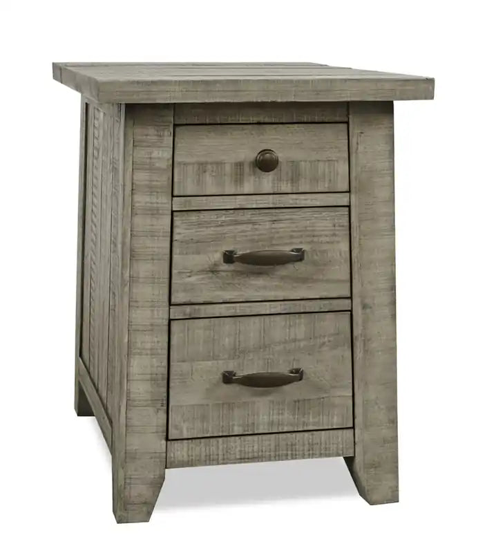 Colson 18 Rustic Chairside Table with Storage