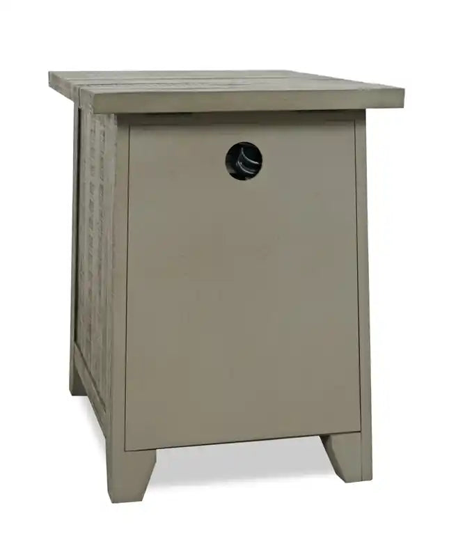 Table d'appoint rustique avec rangement de 18 po