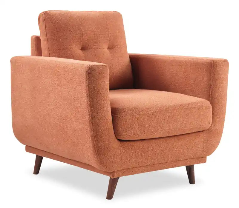 Cosmo 34 Fabric Chair with Tufted Back Cushion