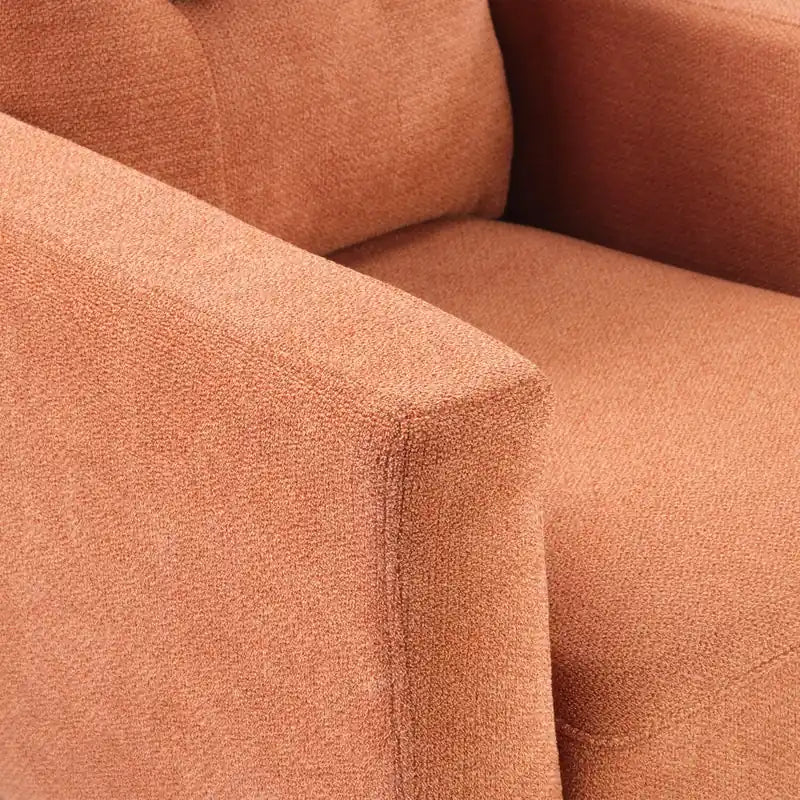 Chaise en tissu capitonnée (34 po)