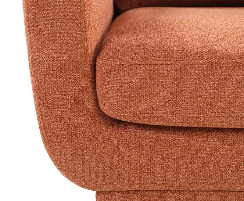 Chaise en tissu capitonnée (34 po)