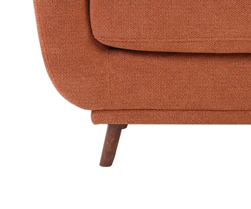 Chaise en tissu capitonnée (34 po)