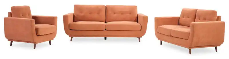 Chaise en tissu capitonnée (34 po)