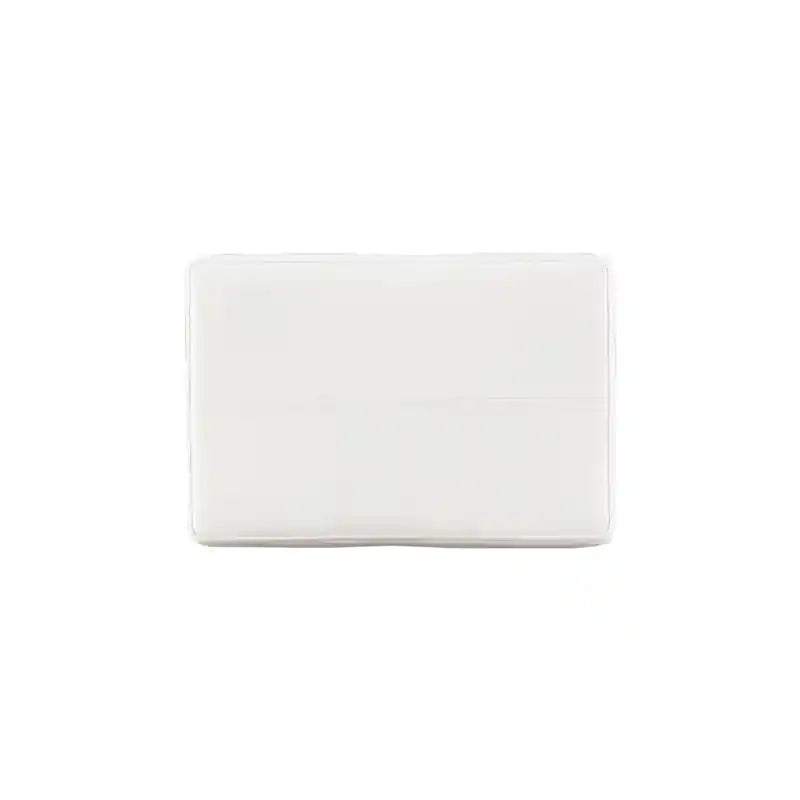 Tabouret de comptoir sans dossier en similicuir Claridge – Noir et blanc