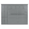 Eileen Space-saving Murphy Wall Bed With Cabinets