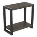 23 Classic Narrow Accent Table With Storage Shelf