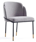Manhattan Comfort Flor Fabric Dining Chair