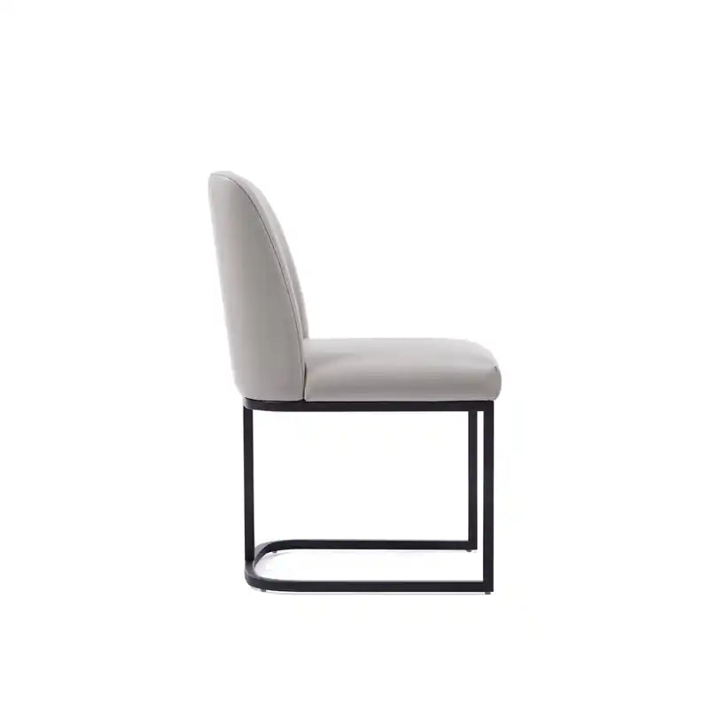 Chaise de salle à manger en similicuir