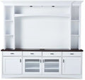 Emry 87.5 3-Piece Wall Unit Entertainment Centre with Storage and Cable Management for TVs up to 90- White