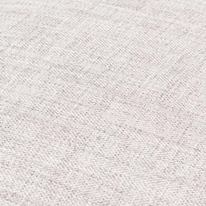 Causeuse en tissu d'aspect lin de 63 po avec pieds en bois et coussins de dossier capitonnés - Gris anthracite