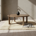 Maxwell 42 Round Coffee Table - Light Brown Hickory