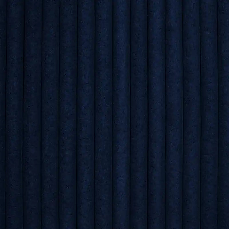 Fauteuil d'appoint douillet pivotant en tissu chenille 42 po - Groove Midnight Blue