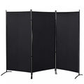 Homcom Double Hinged Room Divider, 3 Panel Privacy Screen