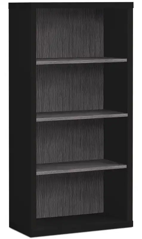 Orion 23.75 3-Shelf Bookcase - Greyish Black