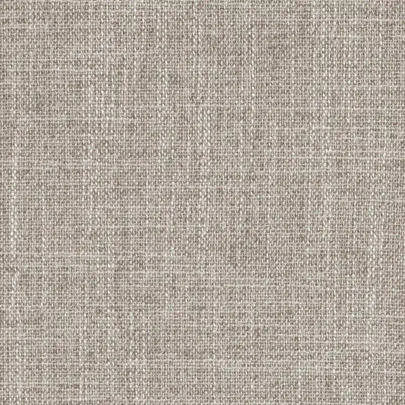 Lit plateforme tapissé en tissu taupe