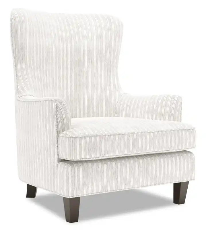 Fauteuil d'appoint personnalisable Wingback 32 en tissu - Jardin multicolore