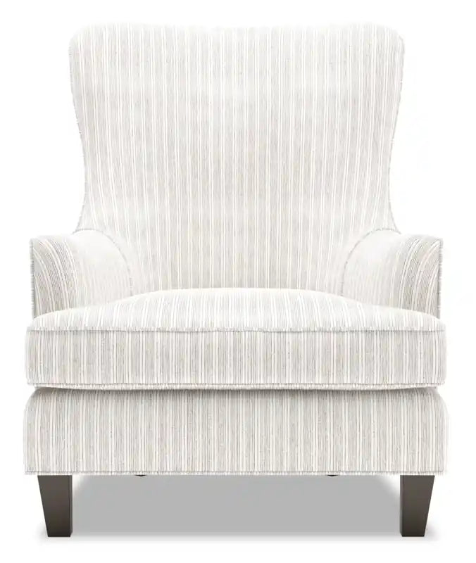 Fauteuil d'appoint personnalisable Wingback 32 en tissu - Jardin multicolore