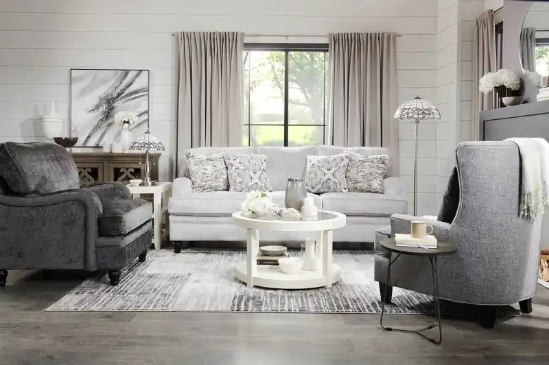 Fauteuil d'appoint personnalisable Wingback 32 en tissu - Jardin multicolore