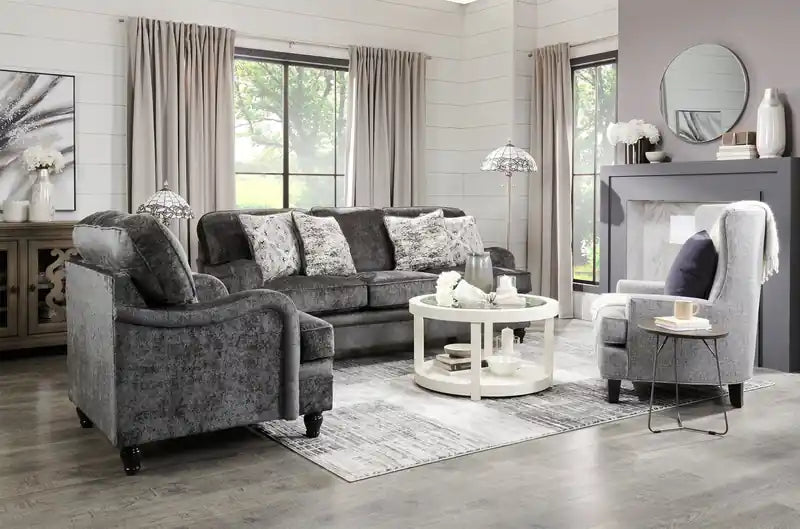 Fauteuil d'appoint personnalisable Wingback 32 en tissu - Jardin multicolore