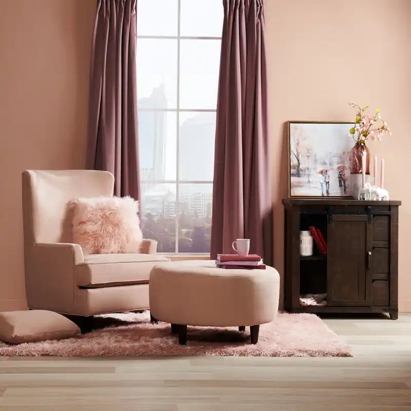 Fauteuil d'appoint personnalisable Wingback 32 en tissu - Jardin multicolore