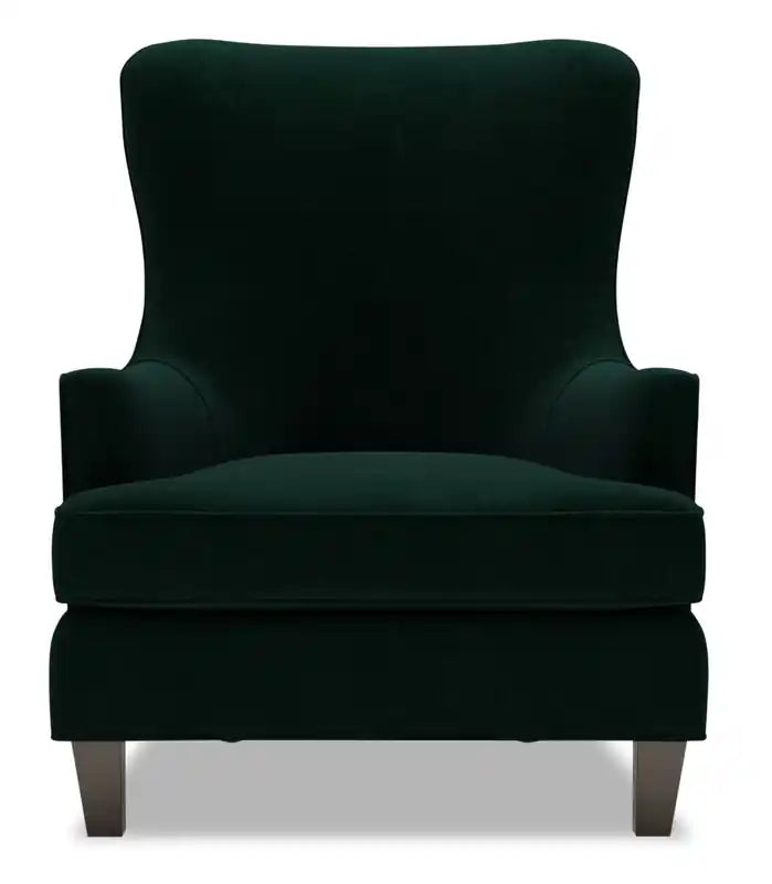 Fauteuil d'appoint personnalisable Wingback 32 en tissu - Jardin multicolore