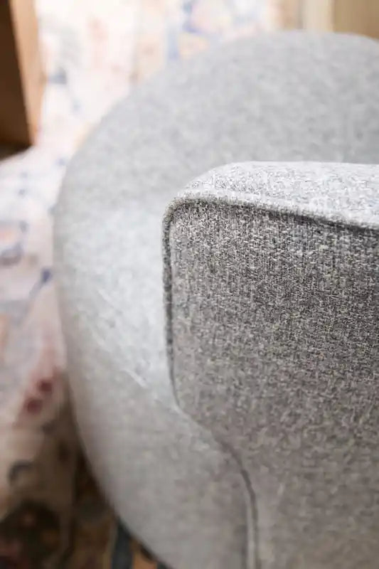 Chaise de salle à manger coulissante en tissu polyester