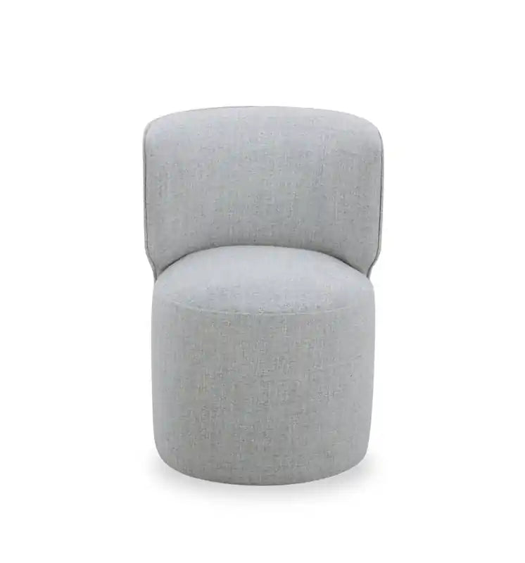 Chaise de salle à manger coulissante en tissu polyester